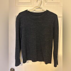 Roots Women's Navy Blue Crew Neck Sweater